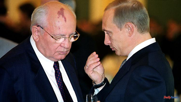 Criticism of the Kremlin boss during his lifetime: Putin: Gorbachev influenced world history