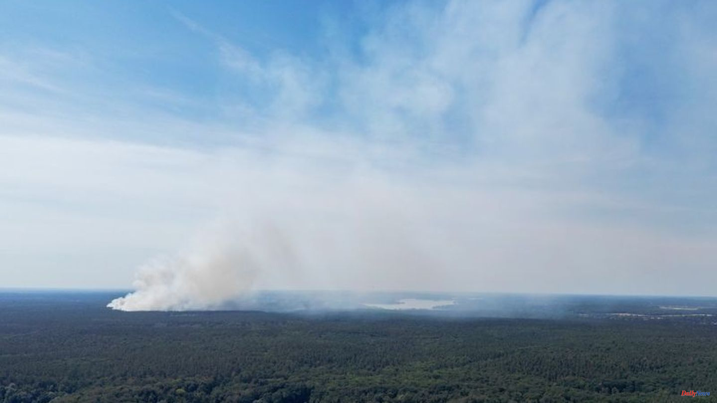 Police detonation site: fire in Berlin's Grunewald forest - ammunition makes use more difficult