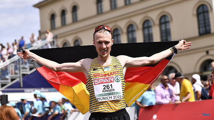Legendary final sprint at home EM: Ringer sprints historic marathon gold