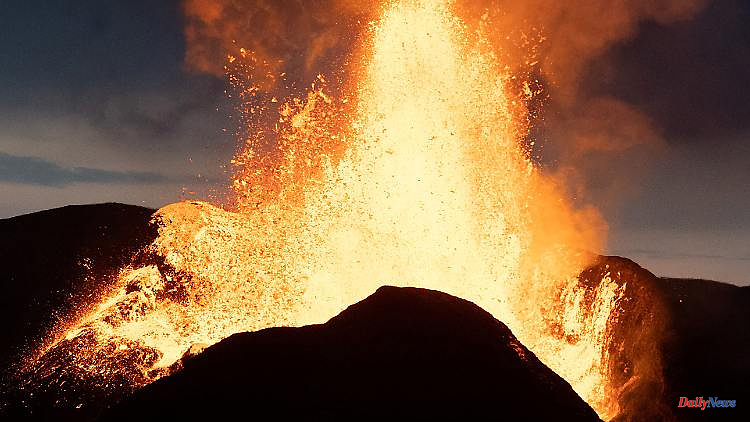 Lava gushes from the ground: Volcano erupted near Reykjavik