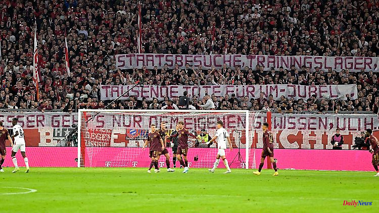 After controversial Qatar statements: FC Bayern fans protest against Hoeneß