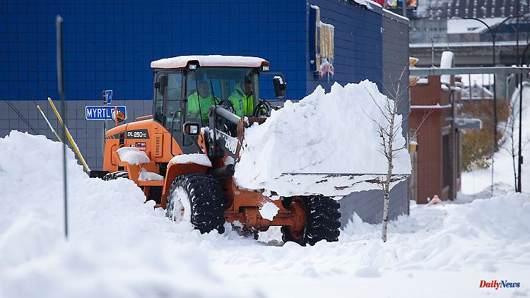 Numerous flight cancellations: almost two meters of snow - dead in a snowstorm in the USA