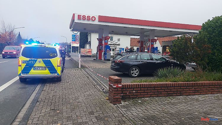 North Rhine-Westphalia: shots in the gas station in Lengerich