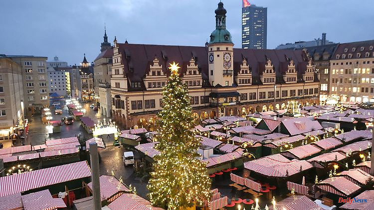 Saxony: Leipzig Christmas market opened