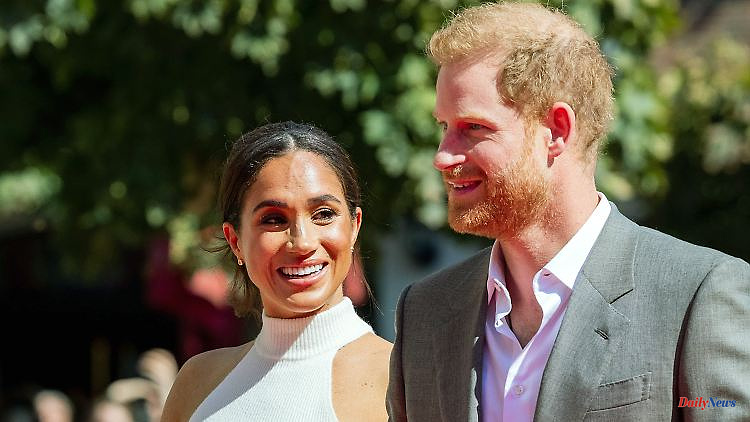 Snapshot in the garden: Harry and Meghan are very private