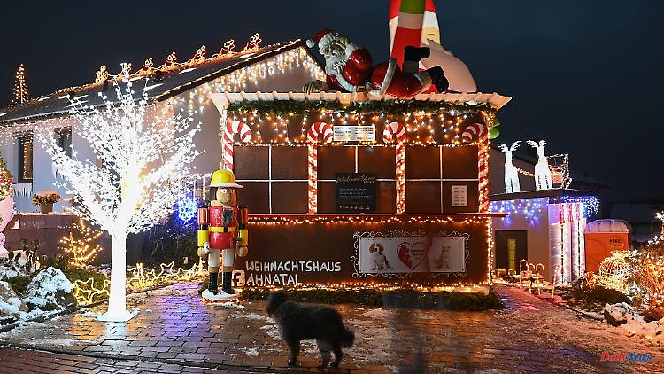Hesse: 85,000 lights illuminate the Christmas house in Ahnatal