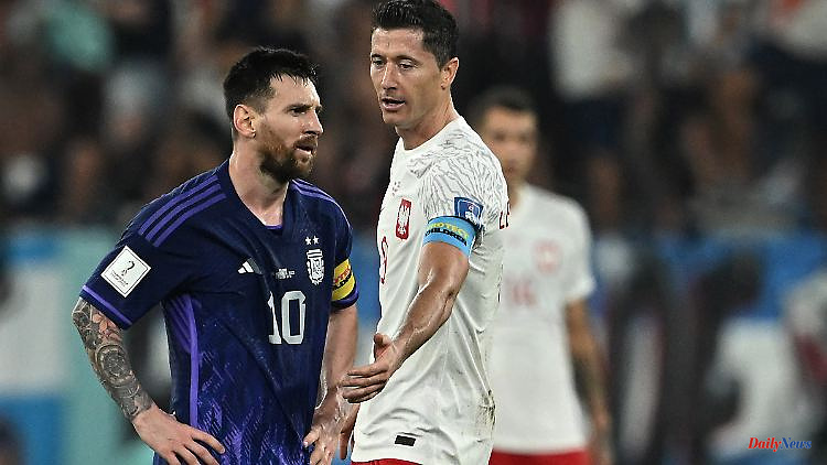 Table madness in World Cup Group C: In the end, Messi and Lewandowski celebrate together