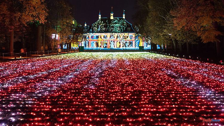 Saxony: Pillnitz Castle Park glitters: Comeback of Christmas Garden