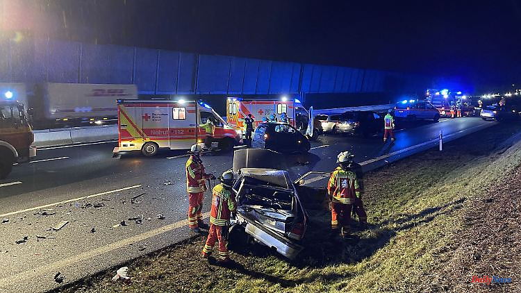 Baden-Württemberg: Accident on the A8 near Leonberg: Nine injured, five children