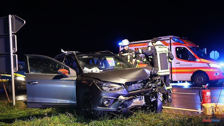 Hesse: Right of way disregarded: five seriously injured