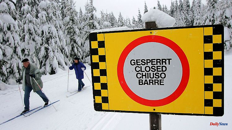 Thuringia: warning of ice breakage in the Thuringian Forest