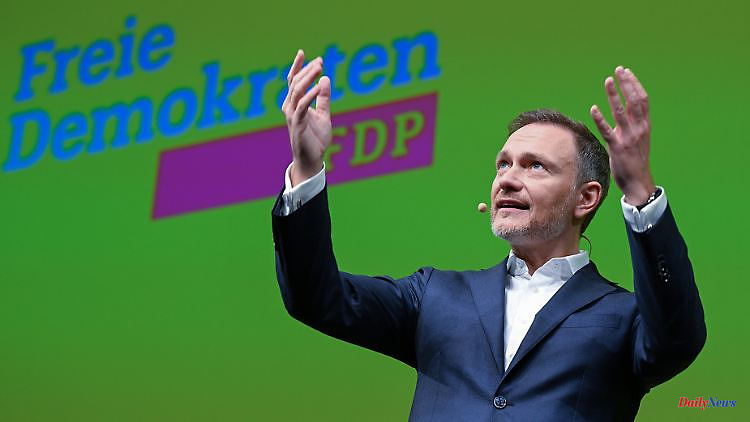 Epiphany meeting of the FDP: Lindner gets loud - but not against the Greens