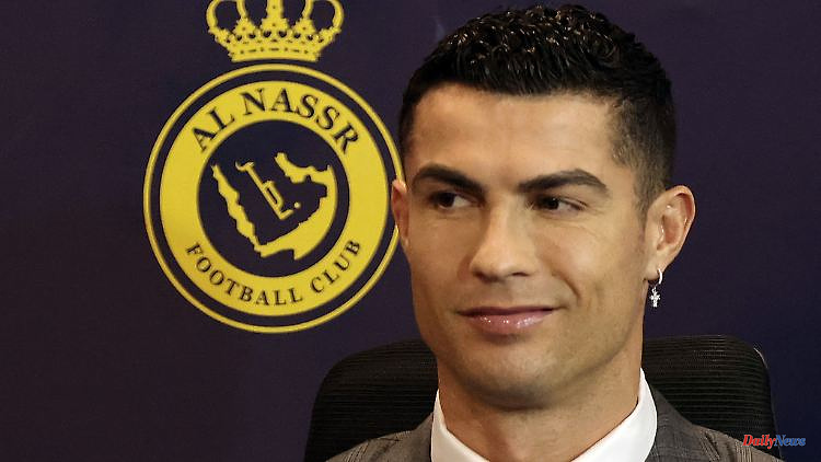 The King of Saudi Arabia: Bizarre Ronaldo celebrates his uniqueness