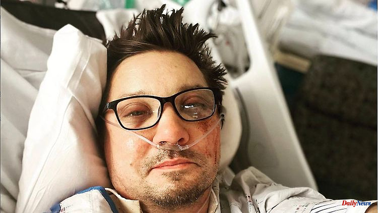 "Spa day" in intensive care: Jeremy Renner can joke again