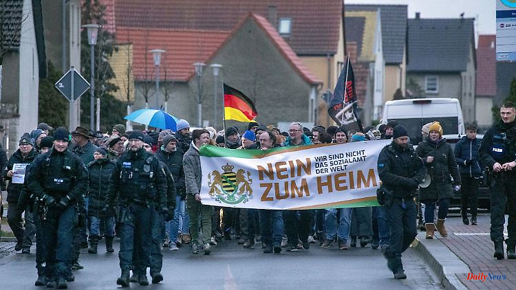Saxony: protests against refugee housing in northern Saxony