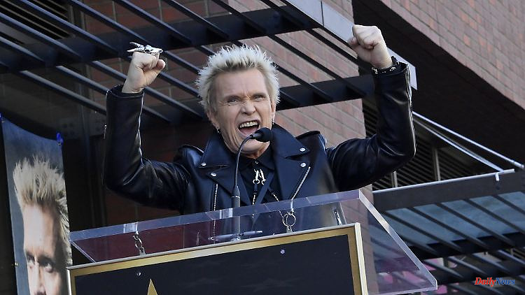 'It's really crazy': Billy Idol earns star on Walk of Fame