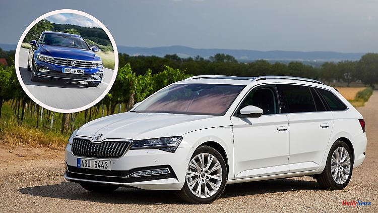 Two solid middle-class station wagons: Which one should it be - Škoda Superb Combi or VW Passat Variant?