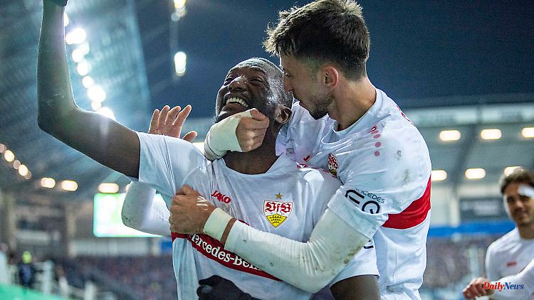 48-meter own goal in the cup thriller: VfB Stuttgart turns a strange game at the last second