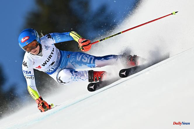 Alpine skiing: Mikaela Shiffrin crowned giant slalom world champion