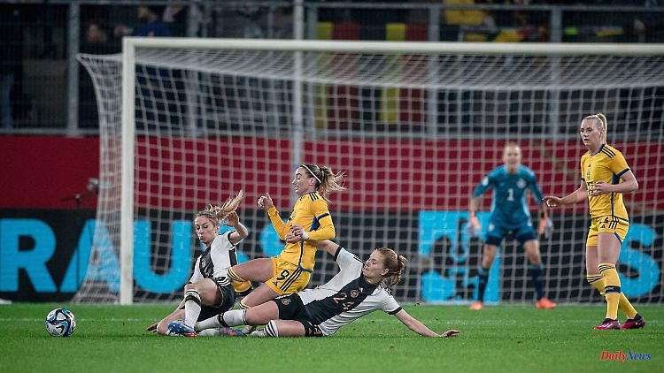 Difficult start to the World Cup year: Sweden is pushing the DFB-Elf to the brink of defeat