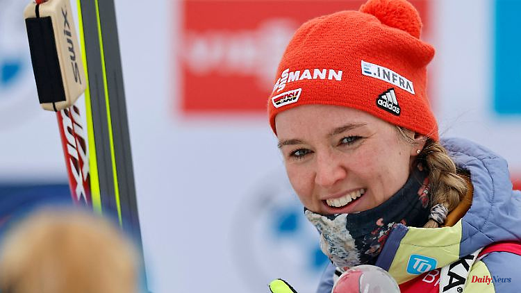 Oberhof in complete ecstasy: "Mami" Herrmann's gold train has no brakes