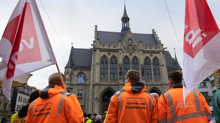 Thuringia: warning strike in the public sector in Thuringia started