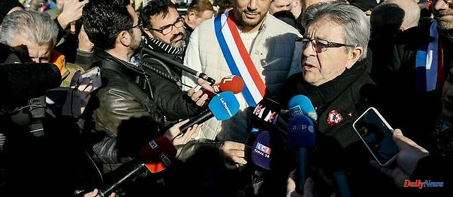 Pensions: "On March 7, we block everything", sum Mélenchon