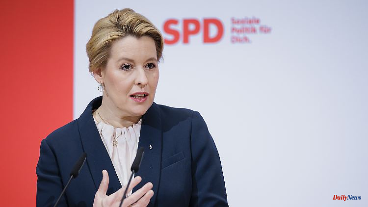 Giffey open to CDU alliance: Berlin SPD tends to red-green-red