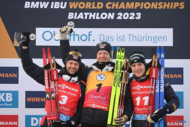 Biathlon: pursuit world champion, Johannes Boe continues his golden raid