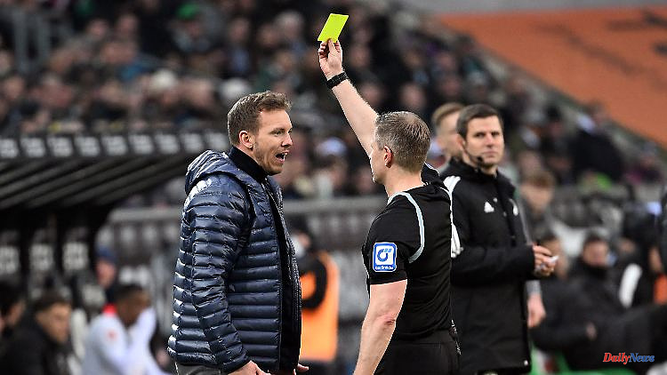 After Bayern's bankruptcy in Gladbach: Nagelsmann completely freaks out and insults referees as "pack"