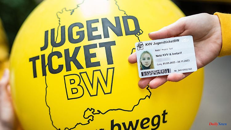 Baden-Württemberg: From now on with the youth ticket Baden-Württemberg through the state