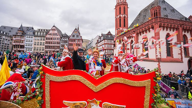 Hesse: Frankfurt carnival parade returns after Corona break