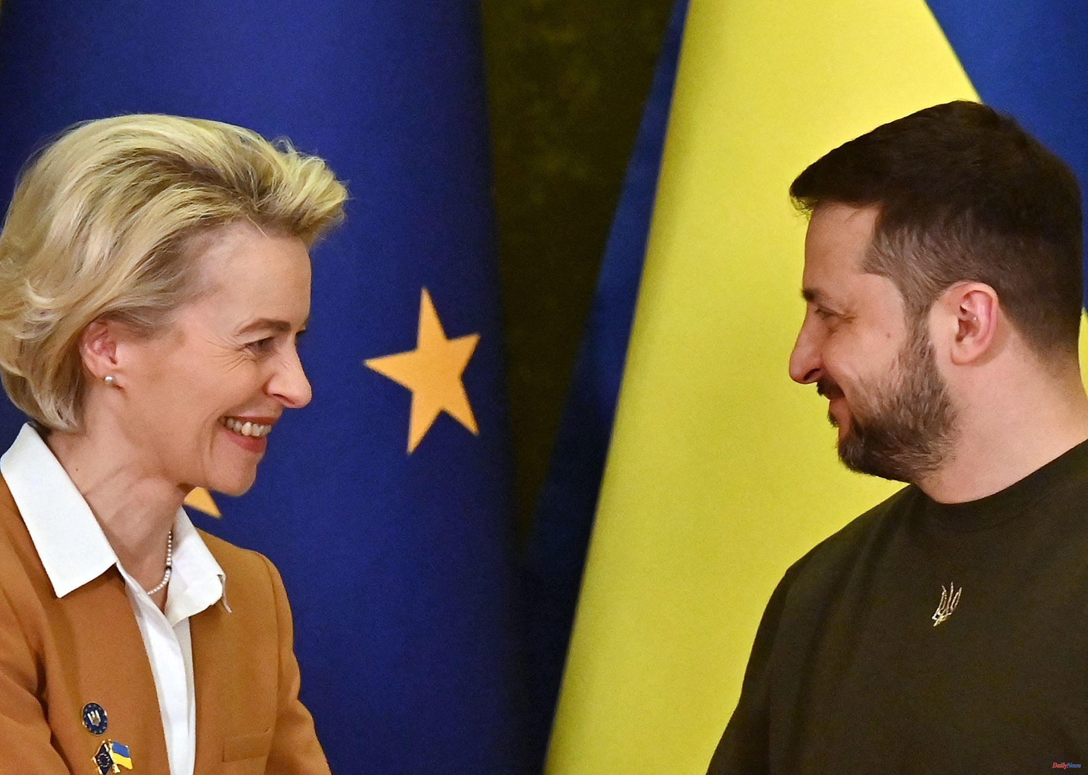 EU-Ukraine Summit Von der Leyen points the way from kyiv to Brussels