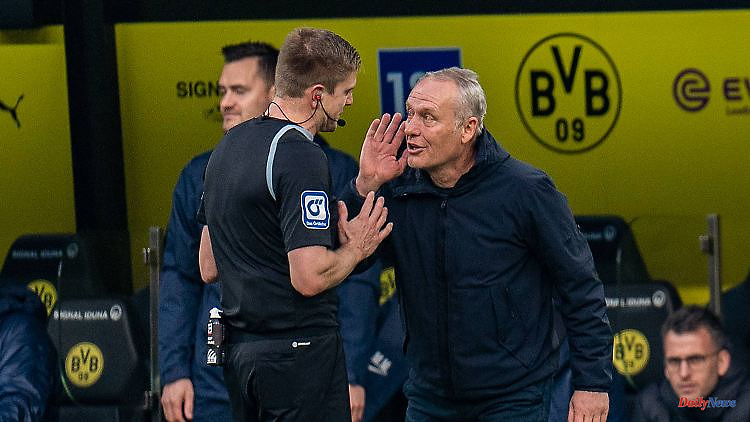 "Should wear a yellow shirt": Red sinner Streich explains his "stupidity" against the referee