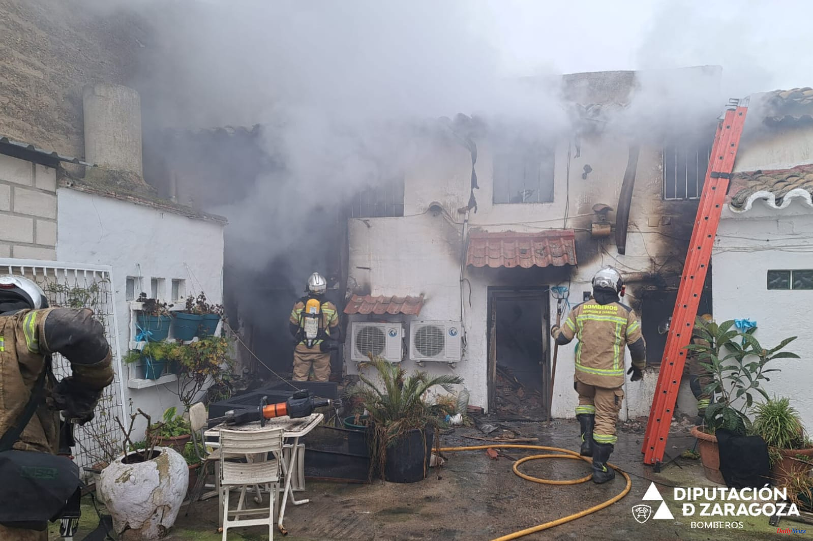 Spain Two people die in a house fire in Cabañas de Ebro (Zaragoza)