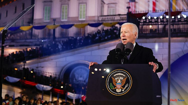 Combative speech in Warsaw: Biden pledges Poland and Europe to the next year of war