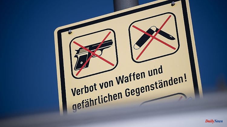 Hesse: 170 knives secured in the Wiesbaden weapons ban zone