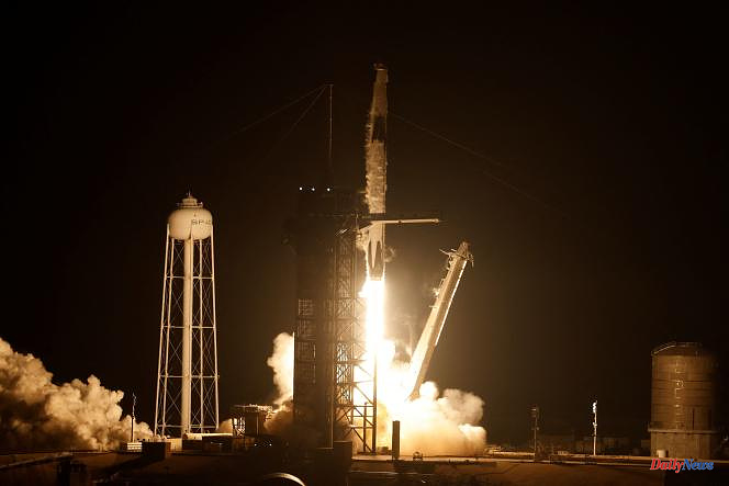SpaceX rocket and Crew-6 mission members lift off to ISS