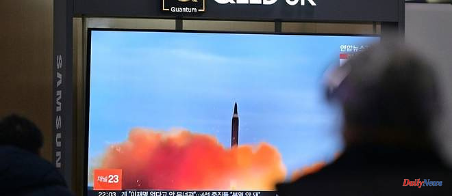 North Korea fires a short-range ballistic missile into the sea