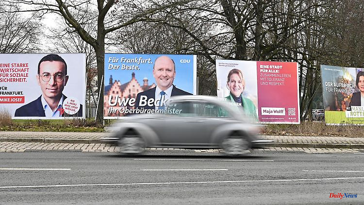 Hesse: survey for the Frankfurt mayor election: Becker and Josef in front