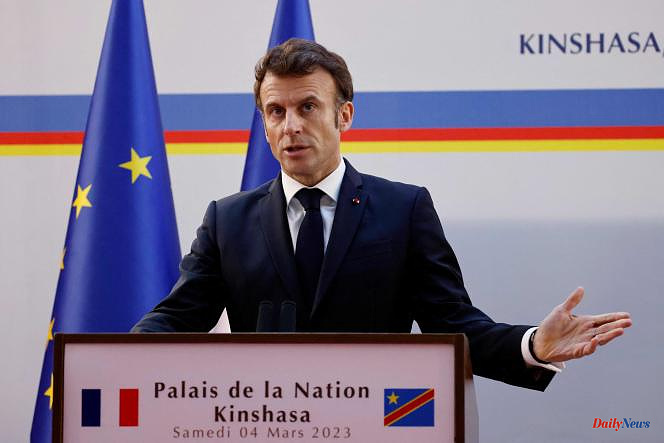 DRC: visiting Kinshasa, Emmanuel Macron calls for respect for the peace plan in the east of the country