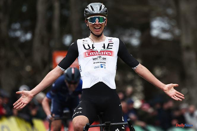 Cycling: Tadej Pogacar wins the 4th stage of Paris-Nice and takes the yellow jersey