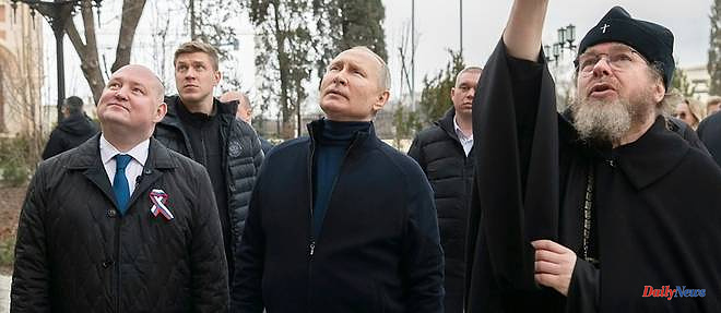 Putin in Crimea for the 9th anniversary of the annexation
