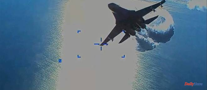 Washington publishes images of the interception of its drone by the Russians