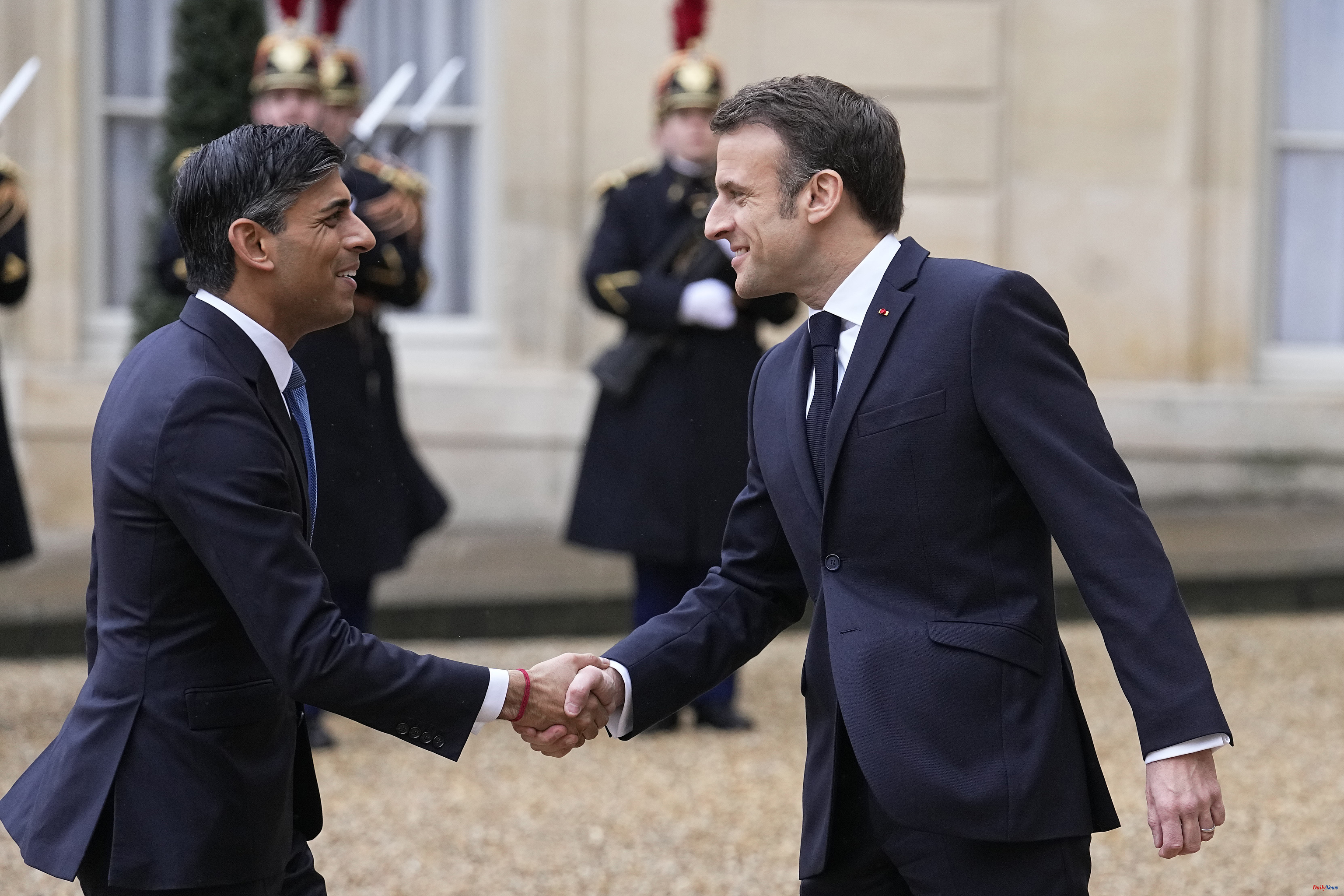 Macron and Sunak seal a "renewed entente" in Paris with an agreement in the fight against illegal immigration
