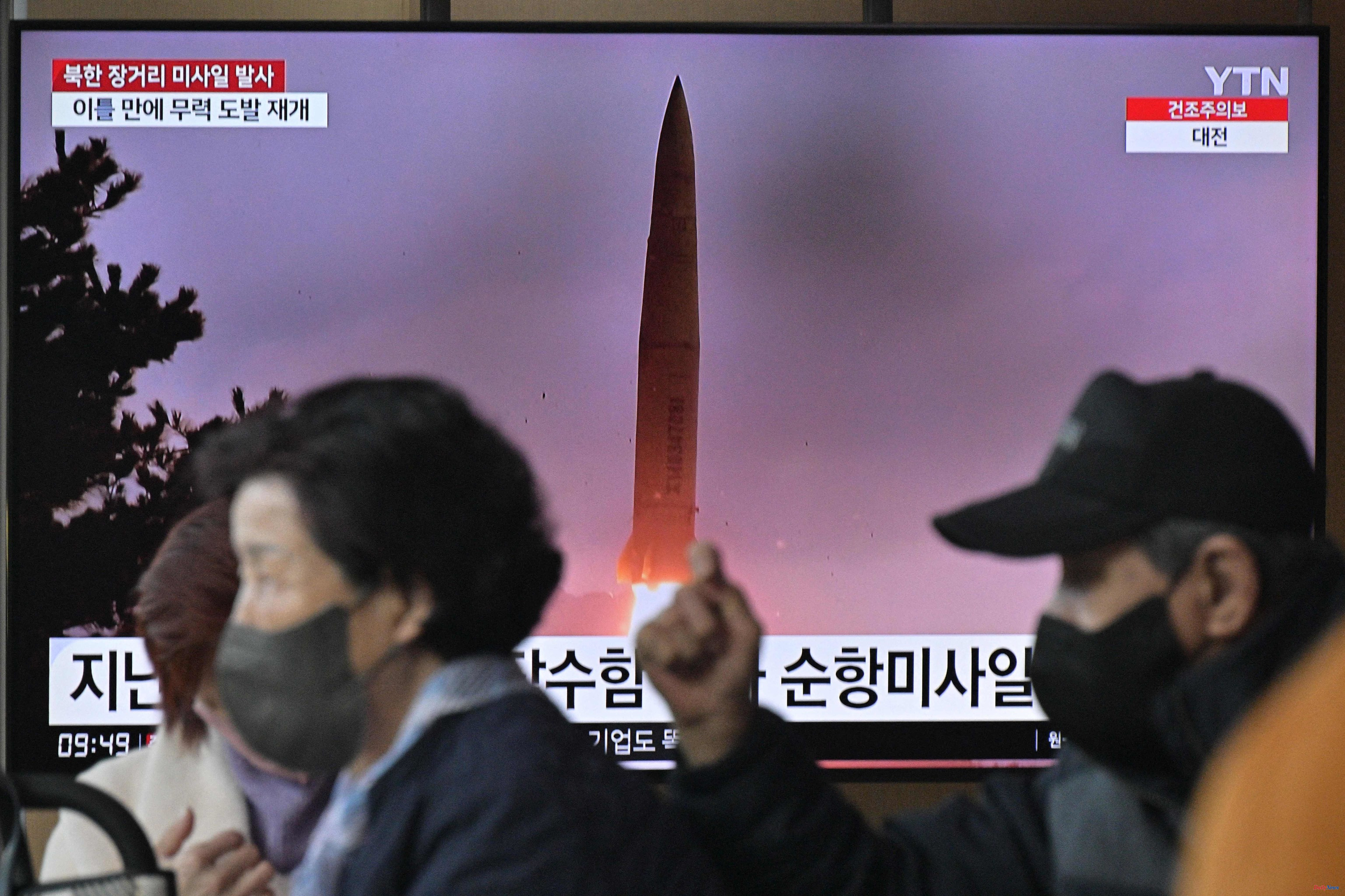 Asia North Korea fires an intercontinental ballistic missile