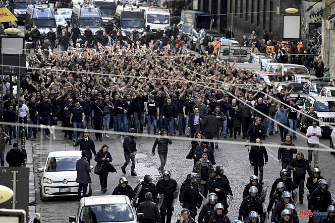 Clashes in Naples between Frankfurt supporters and police