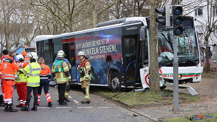 Bavaria: Eleven injured in a bus accident in Aschaffenburg