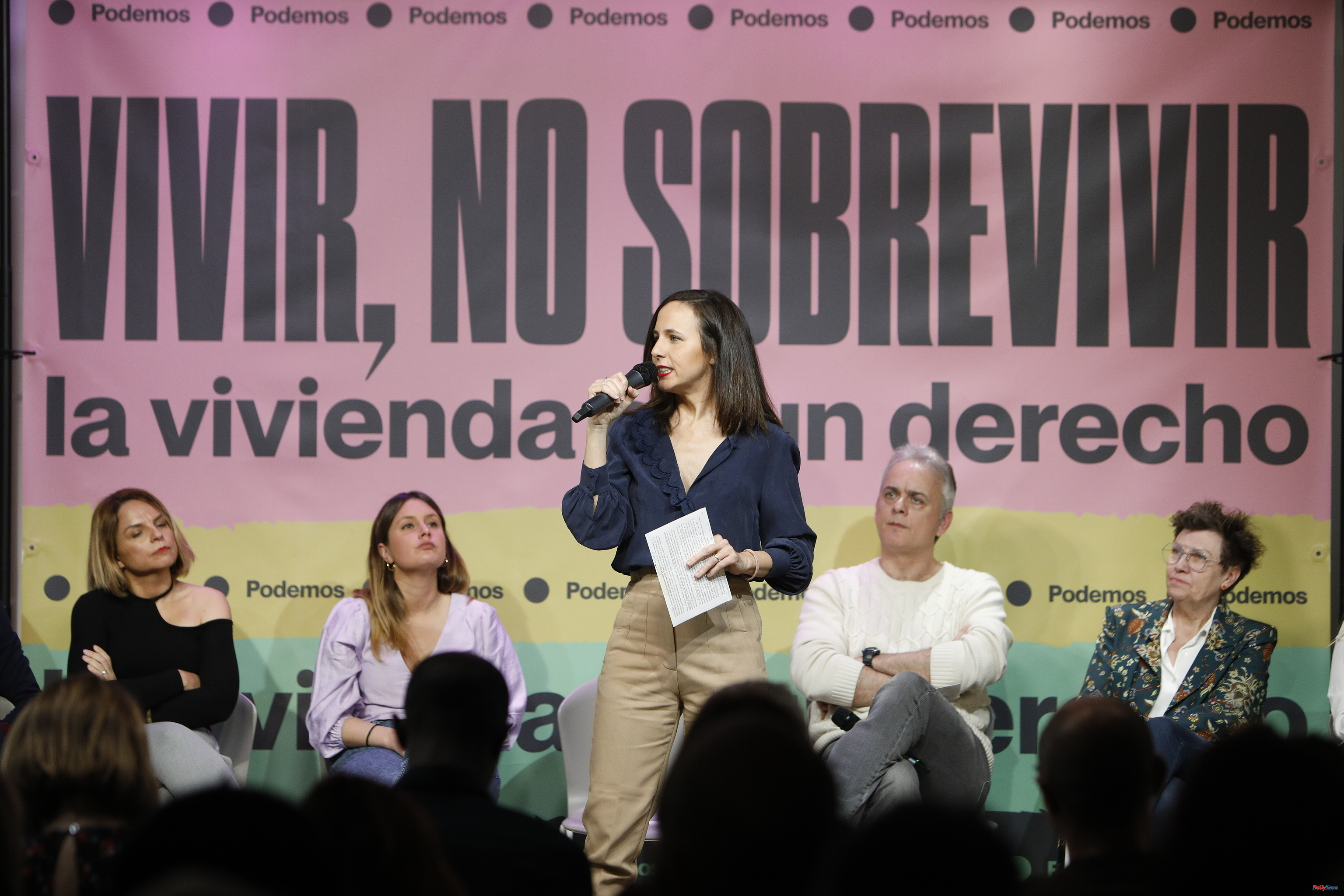 Politics Ione Belarra doubts the social "commitment" of the PSOE with the Housing Law: "That they at least do it for electoralism"