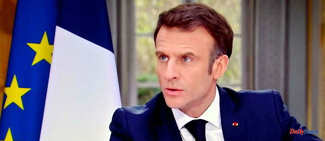 Why did Macron discreetly take off his watch in the middle of an interview?